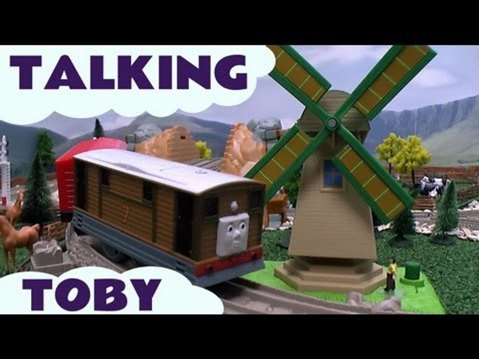 Thomas and Friends Talking Toby Thomas The Tank Engine Trackmaster Toy Train Tomy Plarail Compatible