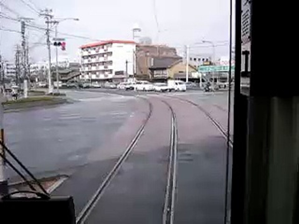嵐電・併用軌道　西大路三条～山ノ内