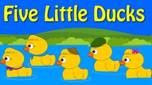 Five Little Ducks Nursery Rhyme With Lyrics - Cartoon Animation Rhymes _ Songs for Children [HD]