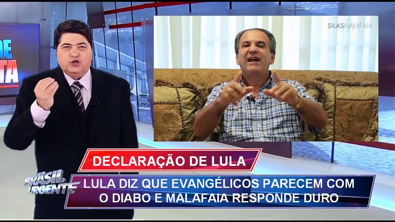 LULA DIZ QUE EVANGÉLICOS PARECEM COM O DIABO E MALAFAIA RESPONDE DURO
