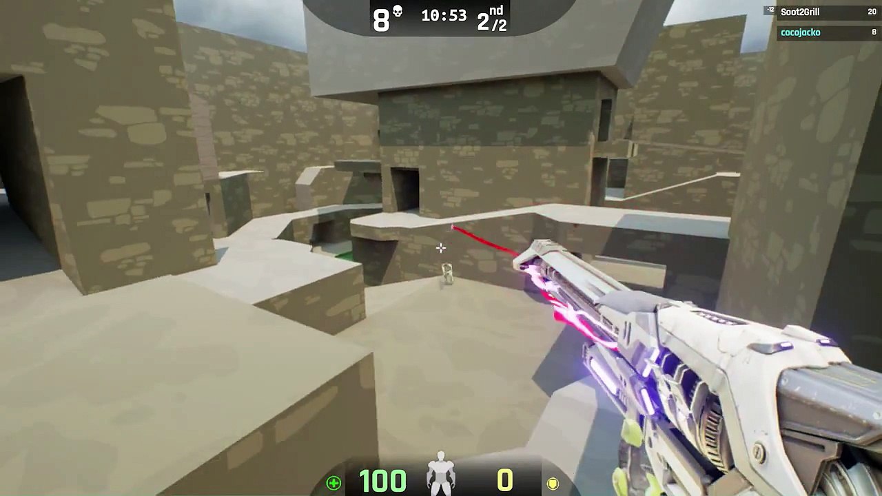 Instagib Duel w/Soot -- Unreal Tournament Pre Alpha