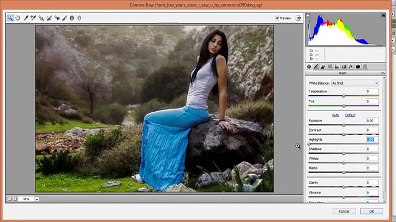 How to Retouch Portrait Photo Effects - Photosh...