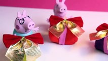 Peppa Pig Christmas Presents Gifts Play Doh Surprise Eggs Regalos de Navidad de Peppa Pig Part 1