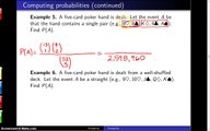 Computing probabilities -- Example 5