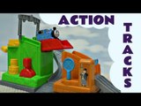 Action Tracks Thomas And Friends Set Kids Toy + Funny Bloopers Thomas The Train