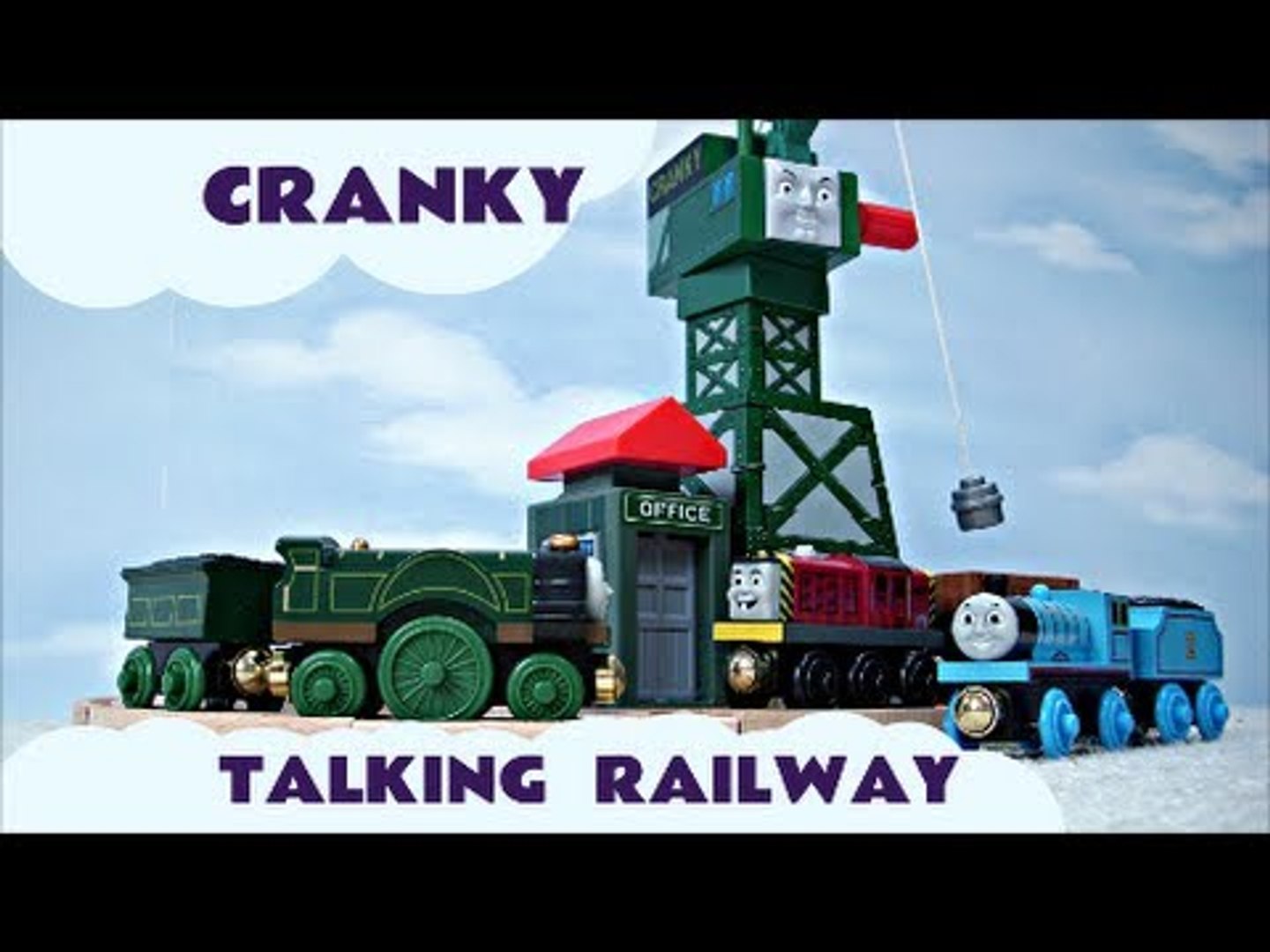 Cranky the best sale crane wooden railway