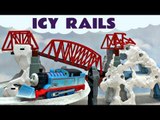 Kids Thomas The Train Toy Icy Rails Thomas The Tank Engine Snow Bridge Set Train Set