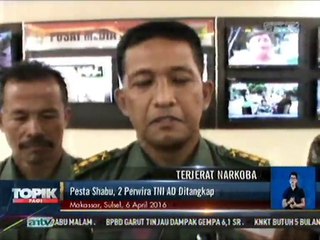 Dandim 1408 Makassar Tertangkap Pesta Sabu di Hotel