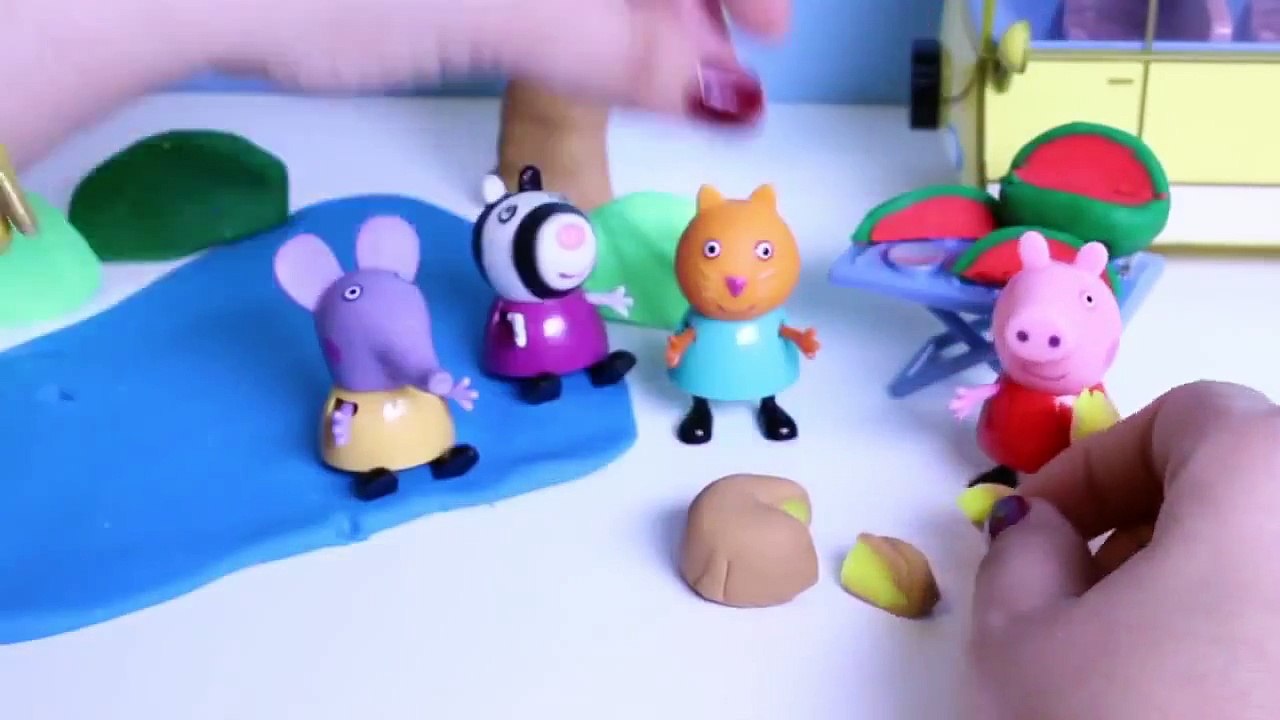 Peppa Pig Camper Van Playset Play Doh Peppa Pig Picnic Peppa Pig The Camping Holiday Part 6