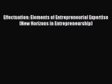 Read Effectuation: Elements of Entrepreneurial Expertise (New Horizons in Entrepreneurship)