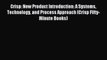 Read Crisp: New Product Introduction: A Systems Technology and Process Approach (Crisp Fifty-Minute