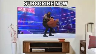 #8 wwe Wrestlemania 32 2016 _ Triple H VS Roman Reigns highlights