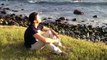 Practicando Sungazing Yoga del Sol en las Azores por KoldoAlonso.com