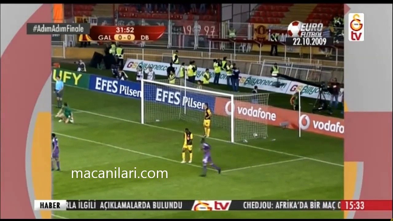 [HD] 22.10.2009 - 2009-2010 UEFA European League Group F 3rd Leg Galatasaray 4-1 Dinamo Bucureşti