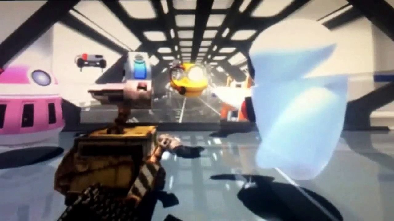 Wall-E & EVE kissing scene