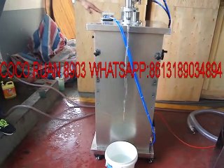 2.5L double function vertical piston cream filling machine