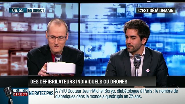 Santé cardiaque: Les défibrillateurs et drones du futur - 07/04