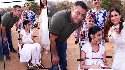 Salman Khan Meets A Special Fan On Sultan Sets