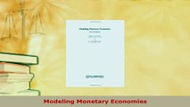 PDF  Modeling Monetary Economies PDF Full Ebook