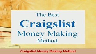 PDF  Craigslist Money Making Method Read Online