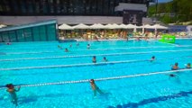 Олимпийский, прыжковый и детский бассейны с морской подогреваемой водой в отеле Ялта-Интурист