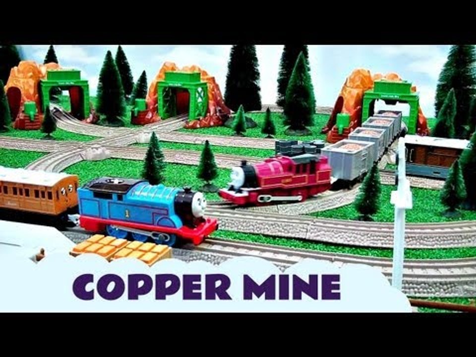 Thomas & Friends Trackmaster Copper Mine with Arthur and Toby Kids Toy Train Set Thomas The Tank