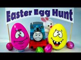 Thomas & Friends Easter Egg Hunt & Egg Decorating Contest kids Toy Train Set Thomas The Tank