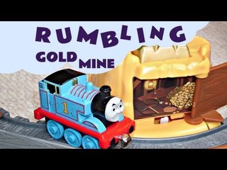 Take N Play Rumbling Gold Mine Run Kids Toy Thomas And Friends Set + Funny Accident Bloopers