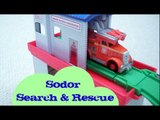 Take N Play Sodor Thomas The Train Search & Rescue Center Kids Toy Train Set Thomas The Tank