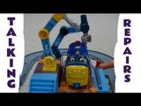 Interactive Chuggington Brewster Koko Calley Pete & Irving REPAIR SHED Kids Toy Train Set