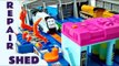 Takara Thomas And Friends Tomy Plarail  ENGINE REPAIR SHED Kids Toy Train Set Thomas The Tank Engine