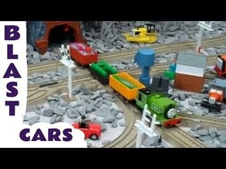 Trackmaster Blue Mountain Thomas The Train QUARRY BLAST Trucks Kids Toy Train Set Thomas The Tank