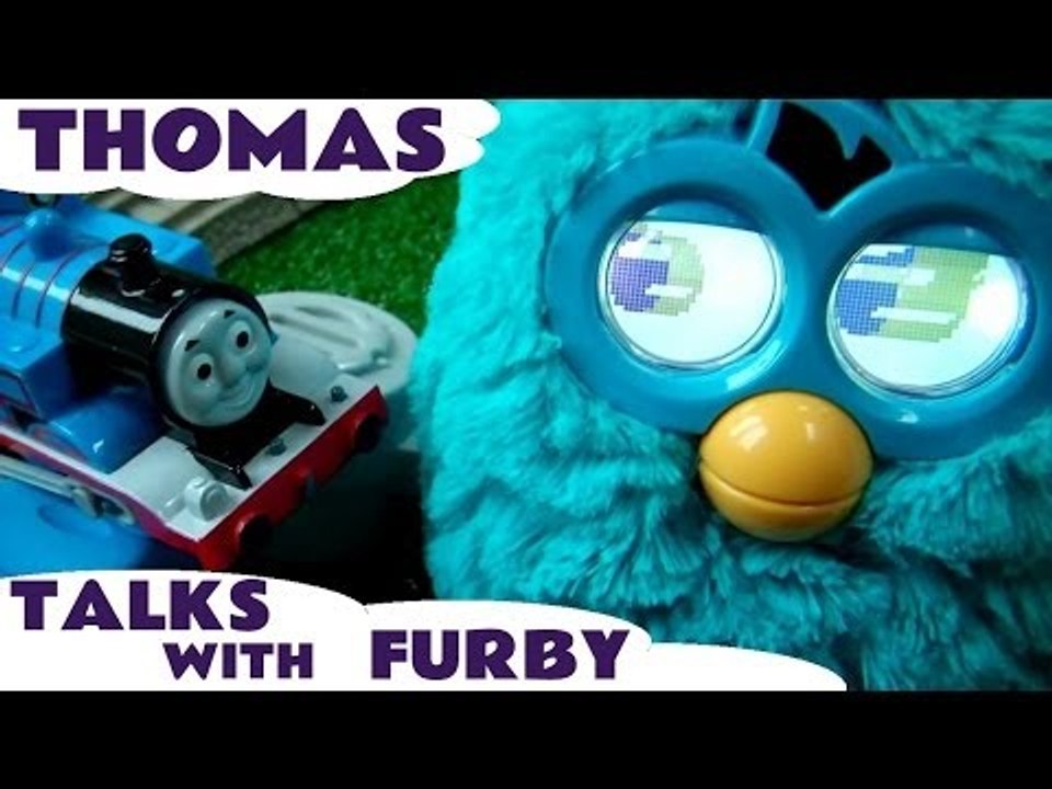 Furby Talks Funny With Talking James and Thomas Kids Thomas e Train Toy Train Thomas And Friends Set
