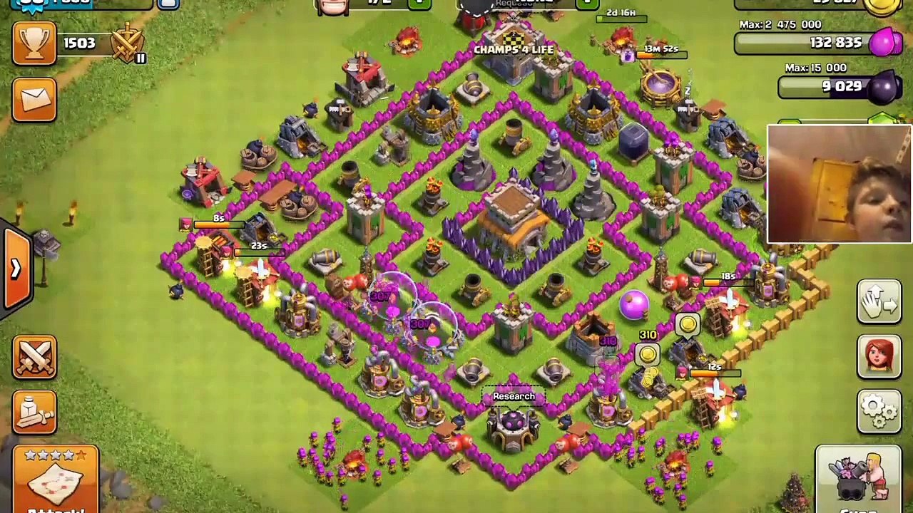 Clash of clans #2 live attaks and replays