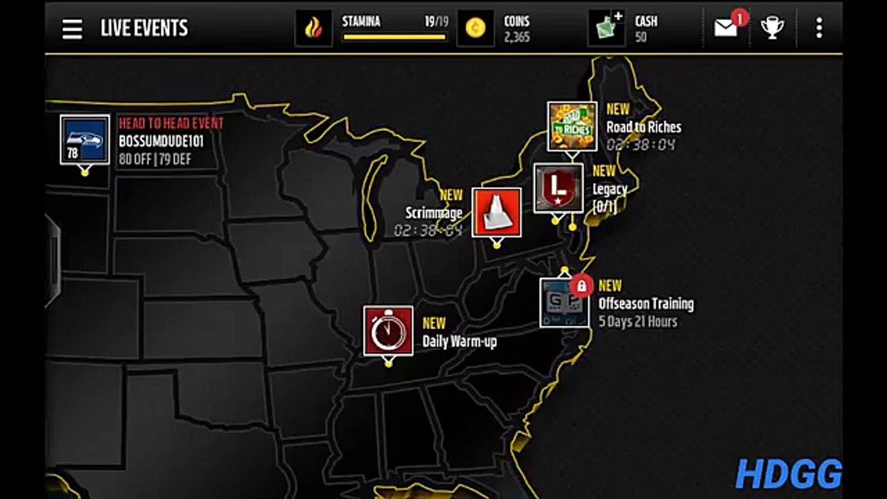 NEW HDGG LEAGUE!!!--Madden Mobile 16--[SPOTS OPEN!]