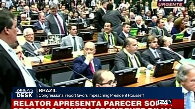 Brazil: congressional report favors impeaching President Rousseff