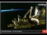 UFO sighted near ISS on NASA live stream