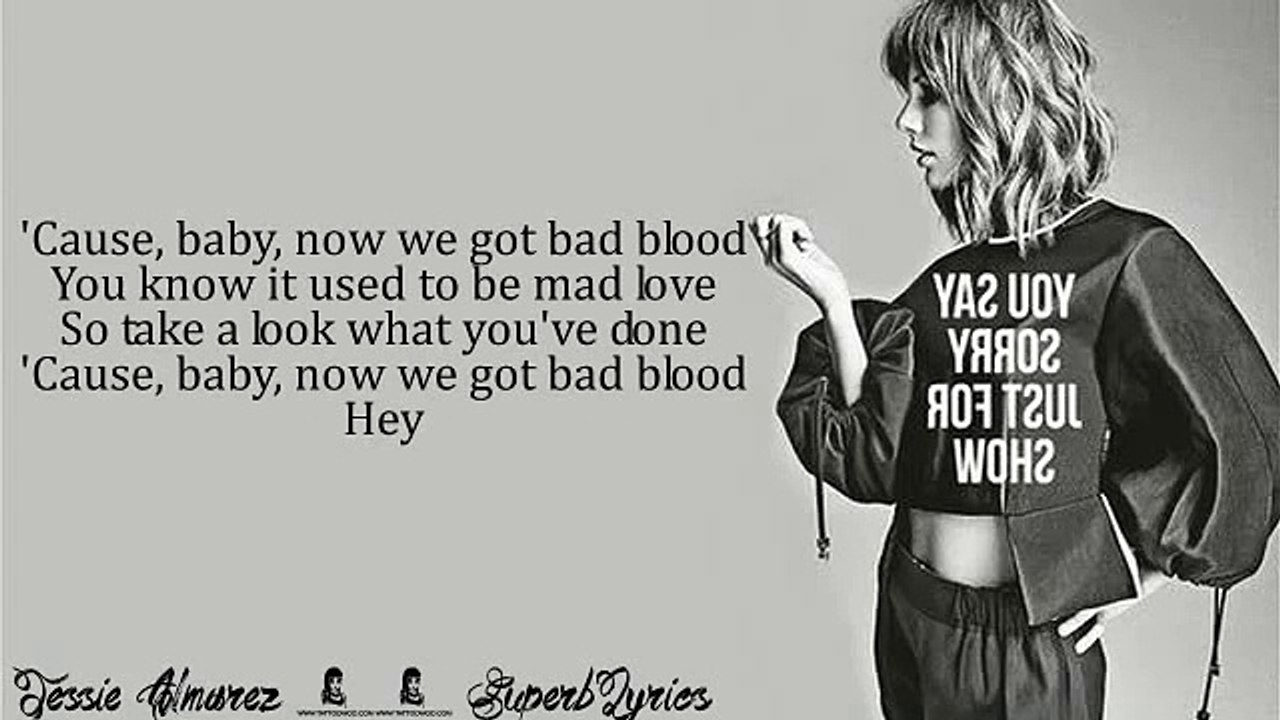 Taylor Swift - Bad Blood Lyrics