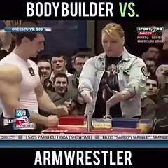 arm wrestler vs body builder