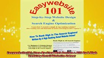 FREE DOWNLOAD  Easywebsite101 StepByStep Web Design  SEO By A High Ranking Retail Website Owner  BOOK ONLINE