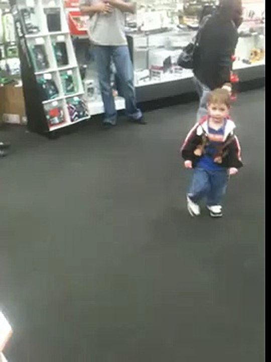 Kid on a leash