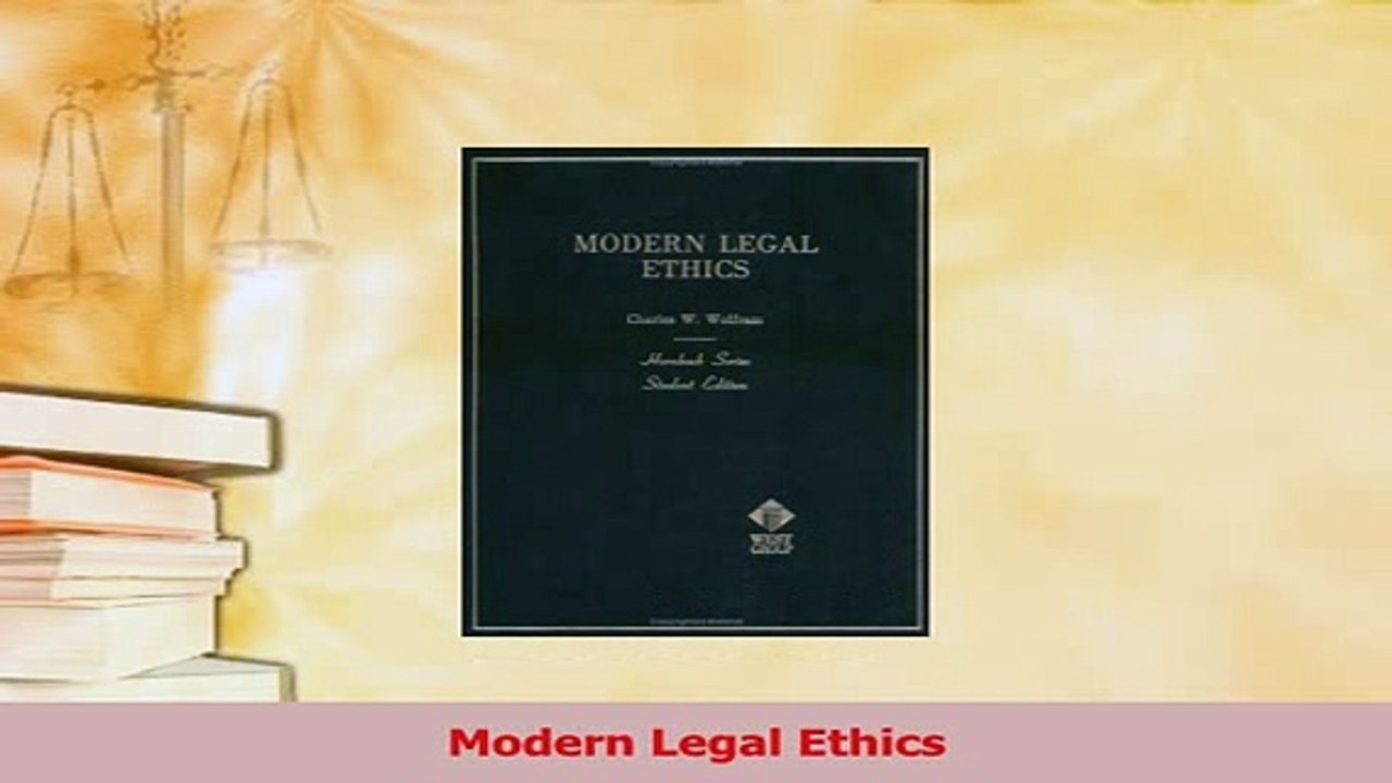 Read  Modern Legal Ethics Ebook Free