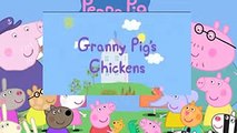 Peppa Pig Cartoon English Episodes Granny Pigs Chickens FULL HD