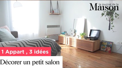 1 APPART, 3 IDÉES POUR DÉCORER UN PETIT SALON