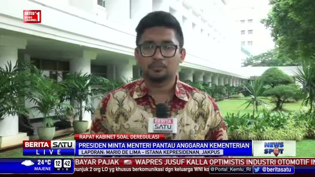 Presiden Gelar Rapat Kabinet Paripurna Bahas Deregulasi