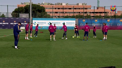Barcelona'da neşeli idman
