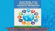FREE PDF  Social Media Crisis Communication and Emergency Management Leveraging Web 20  DOWNLOAD ONLINE