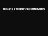 Download Tax Secrets of Millionaire Real Estate Investors PDF Free