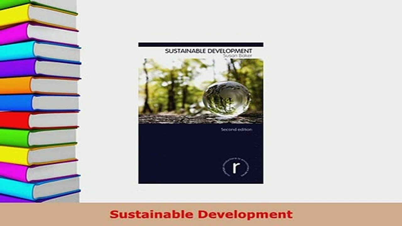 PDF  Sustainable Development Download Full Ebook