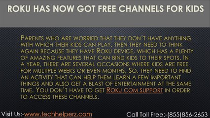 Set up roku account-Call Toll Free-1-855-856-2653